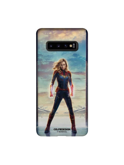 

CelfieDesign Multi-Coloured Captain Marvel Poster Printed Samsung Galaxy S10 Plus Slim Back Case