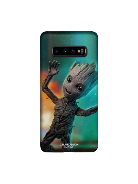 

CelfieDesign Multi-Coloured Baby Groot Dance Samsung Galaxy S10 Plus Slim Back Case