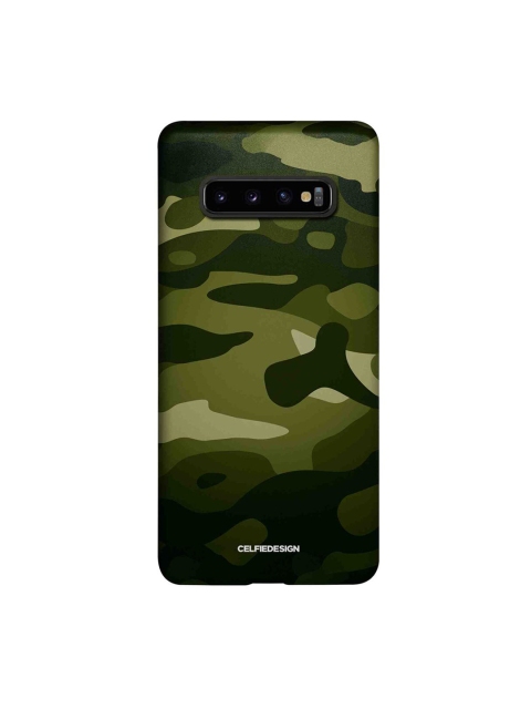 

CelfieDesign Green Camo Army Samsung Galaxy S10 Plus Slim Back Case