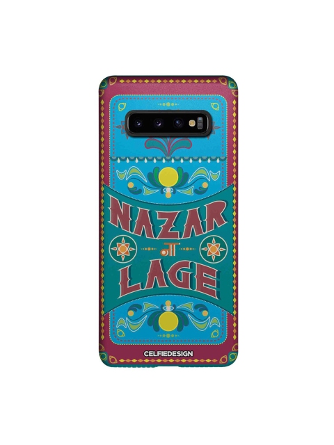 

CelfieDesign Multi-Coloured Nazar Na Lage Printed Samsung Galaxy S10 Plus Slim Back Case