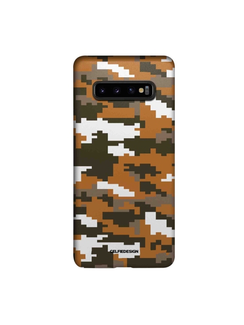

CelfieDesign Tan & Brown Camo Pixel Samsung Galaxy S10 Plus Slim Back Case