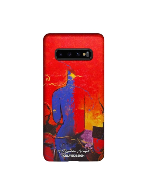

CelfieDesign Red & Blue Building A Mystery Samsung Galaxy S10 Plus Slim Back Case