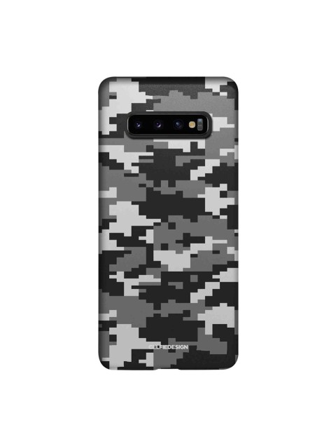 

CelfieDesign Grey & Black Camo Pixel Ash Printed Samsung Galaxy S10 Plus Slim Back Case