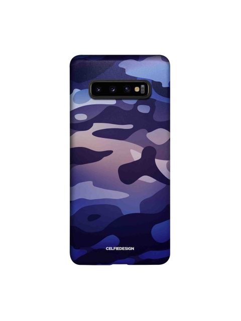 

CelfieDesign Purple & Blue Camo Cyber Grape Samsung Galaxy S10 Plus Slim Back Case