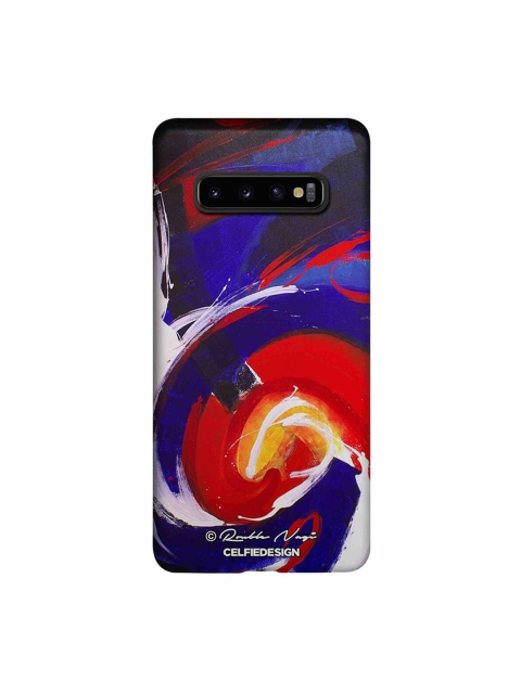 

CelfieDesign Multi-Coloured Waves Samsung Galaxy S10 Plus Slim Back Case