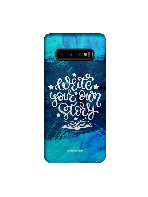 

CelfieDesign Blue & White Printed Samsung Galaxy S10 Plus Slim Back Case