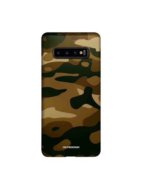 

CelfieDesign Green & Beige Camo Field Drab Samsung Galaxy S10 Plus Slim Back Case