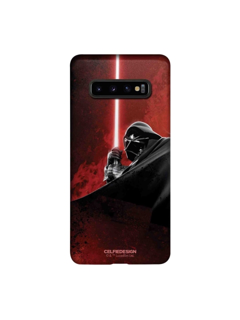 

CelfieDesign Samsung S10 Plus The Vader Attack Print Slim Back Case, Red