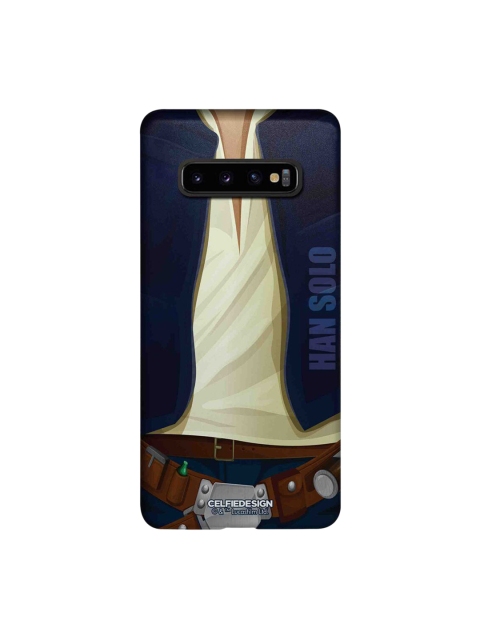 

CelfieDesign Blue & Cream Attire Han Samsung Galaxy S10 Plus Slim Back Case