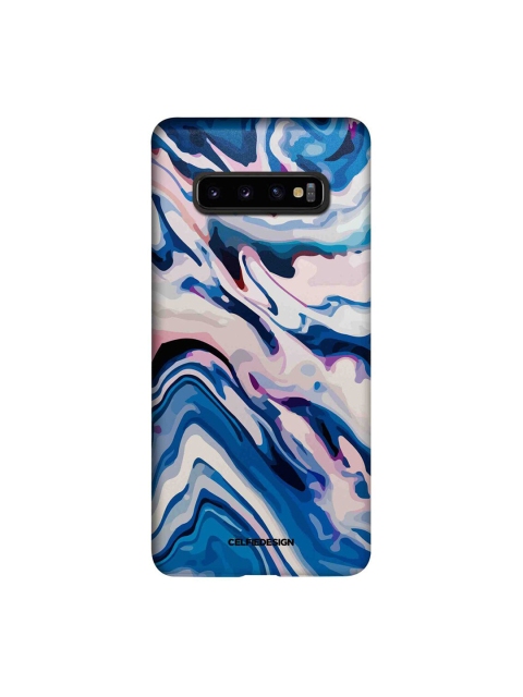 

CelfieDesign Blue & White Graphic Printed Samsung Galaxy S10 Plus Slim Back Case