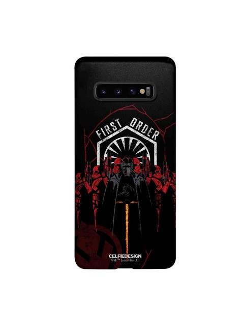 

CelfieDesign Black & Red Samsung Galaxy S10 Plus Slim Back Case