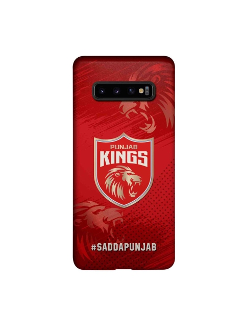 

CelfieDesign Red & White Punjab Kings Crest Samsung Galaxy S10 Plus Slim Back Case