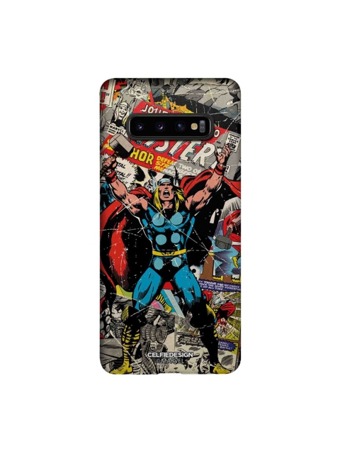 

CelfieDesign Multicolored Comic Thor Samsung Galaxy S10 Plus Back Case, Multi