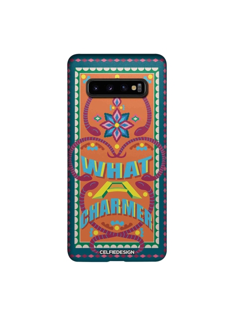 

CelfieDesign Orange & Blue What A Charmer Samsung Galaxy S10 Plus Back Case