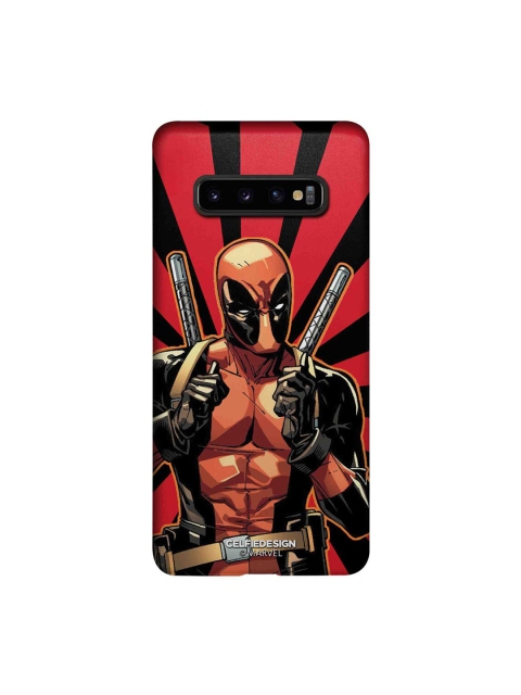 

CelfieDesign Red & Black Deadpool Samsung Galaxy S10 Plus Slim Back Case