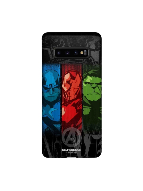 

CelfieDesign Grey & Red Samsung Galaxy S10 Plus Slim Back Case