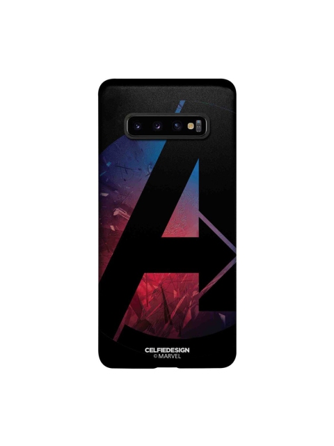 

CelfieDesign Black & Blue A For Avengers Samsung Galaxy S10 Plus Slim Back Case