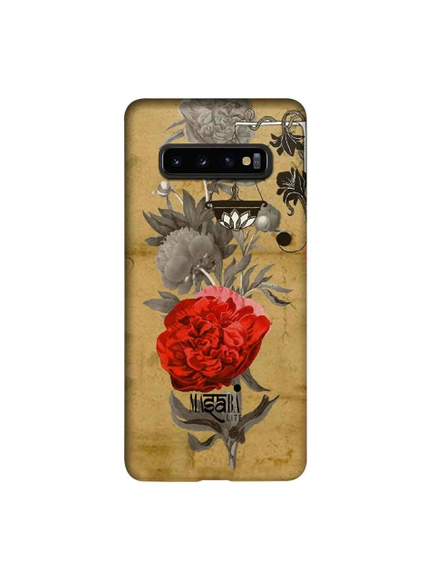 

CelfieDesign Multicoloured Masaba Floral Scale Samsung Galaxy S10 Plus Slim Back Case, Multi