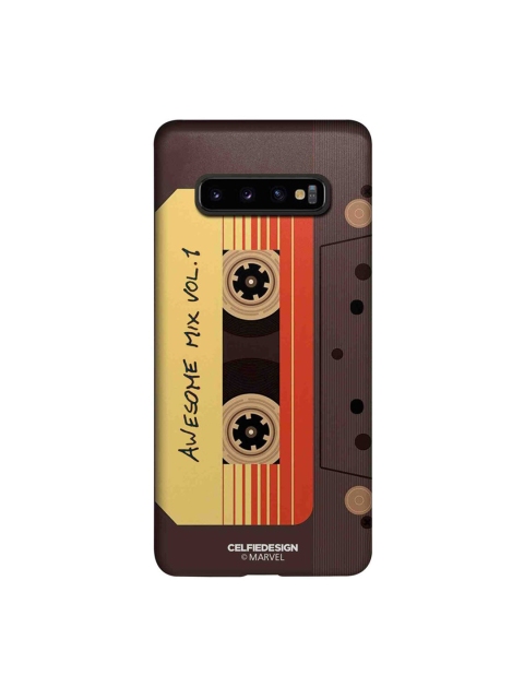 

CelfieDesign Brown & Orange Awesome Mix Tape Samsung Galaxy S10 Plus Slim Back Case
