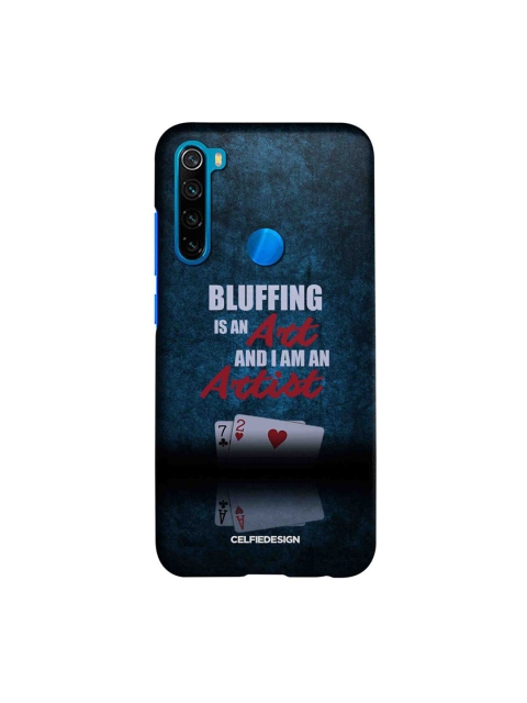 

CelfieDesign Blue & White Typography Printed Xiaomi Redmi Note 8 Slim Back Case