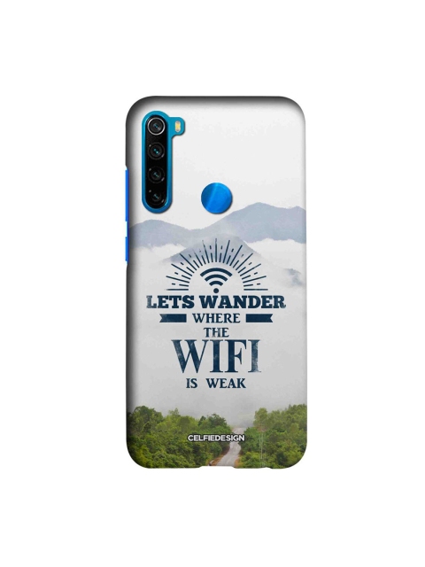 

CelfieDesign White & Blue Wander Without Wifi Printed Xiaomi Redmi Note 8 Slim Back Case