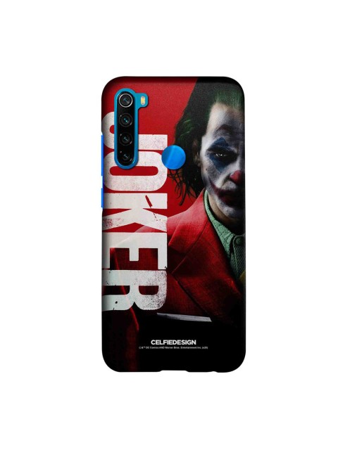 

CelfieDesign Black & Red Joker Printed Xiaomi Redmi Note 8 Slim Back Case