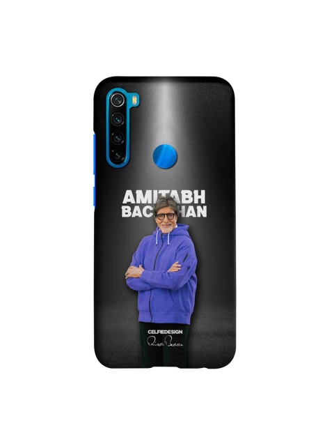 

CelfieDesign Black & Blue Amitabh Bachchan Xiaomi Redmi Note 8 Slim Back Case