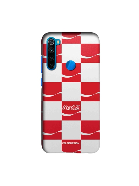 

CelfieDesign White & Red Dynamic Ribbon Xiaomi Redmi Note 8 Slim Back Case