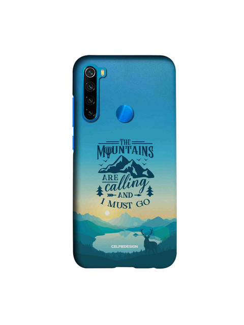 

CelfieDesign Blue The Mountains Are Calling Xiaomi Redmi Note 8 Slim Back Case