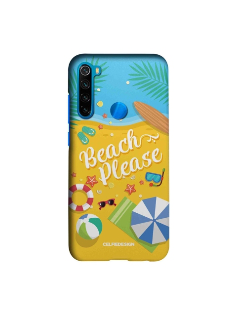 

CelfieDesign Yellow & Blue Beach Please Plastic Xiaomi Redmi Note 8 Slim Back Case