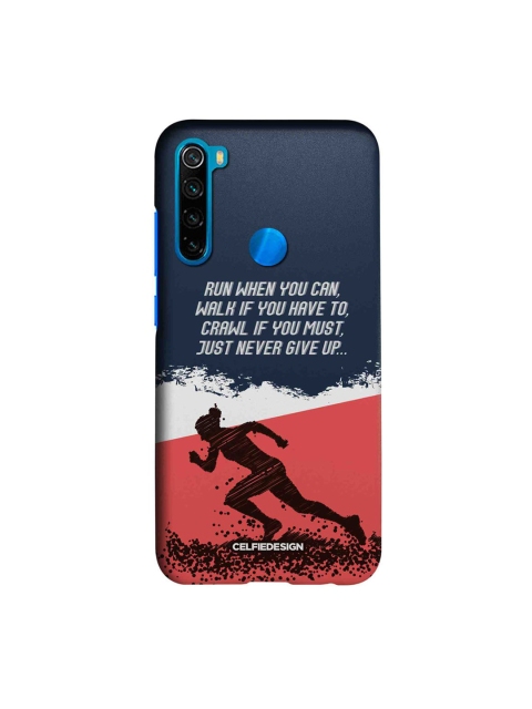 

CelfieDesign Blue & White Running Motivation Xiaomi Redmi Note 8 Slim Back Case