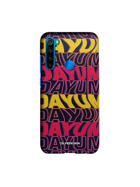 

CelfieDesign Purple & Pink Dayum Xiaomi Redmi Note 8 Slim Back Case
