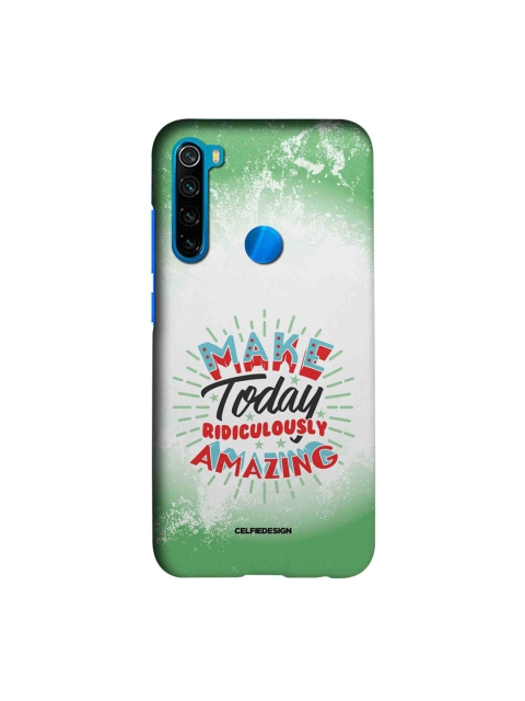 

CelfieDesign White & Green Ridiculously Amazing Xiaomi Redmi Note 8 Slim Back Case
