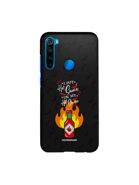 

CelfieDesign Black & Red Hot Sauce Printed Xiaomi Redmi Note 8 Slim Back Case