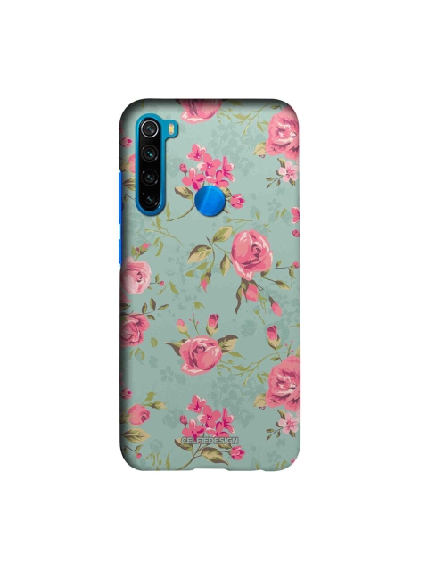 

CelfieDesign Green & Pink Teal Flowers Xiaomi Redmi Note 8 Slim Back Case