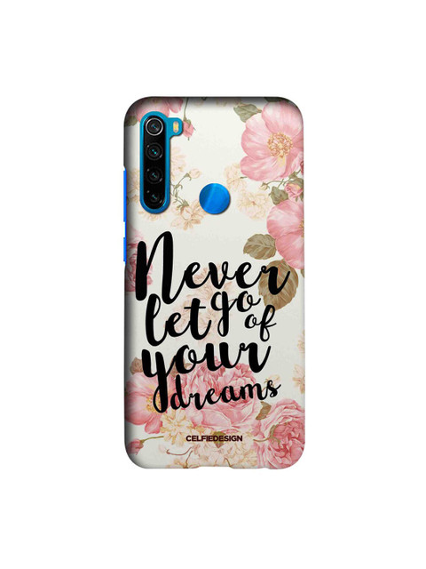 

CelfieDesign White & Pink Printed Xiaomi Redmi Note 8 Slim Back Case