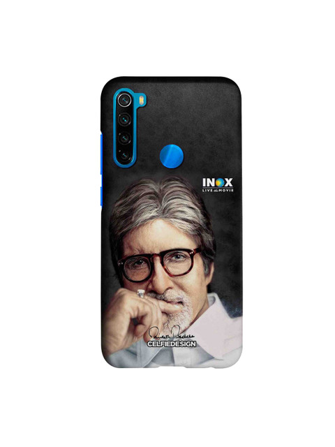 

CelfieDesign Black & White Inox Amitabh Bachchan Xiaomi Redmi Note 8 Slim Back Case