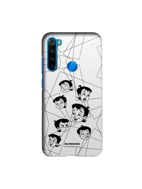 

CelfieDesign White & Black Moods Of Bheem Xiaomi Redmi Note 8 Slim Back Case