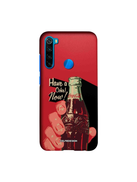 

CelfieDesign Red & Beige Printed Plastic Xiaomi Redmi Note 8 Slim Back Case