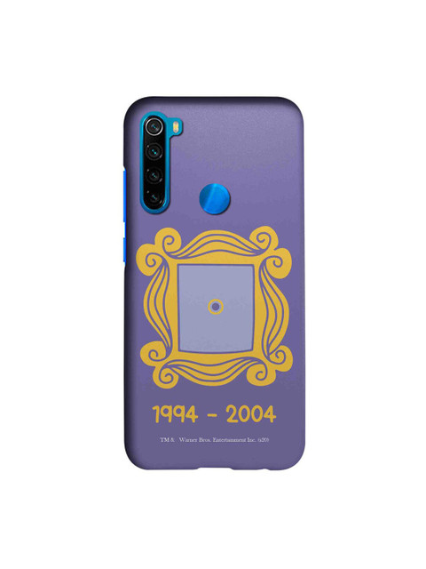 

CelfieDesign Puple & Yellow Printed Xiaomi Redmi Note 8 Slim Back Case, Purple