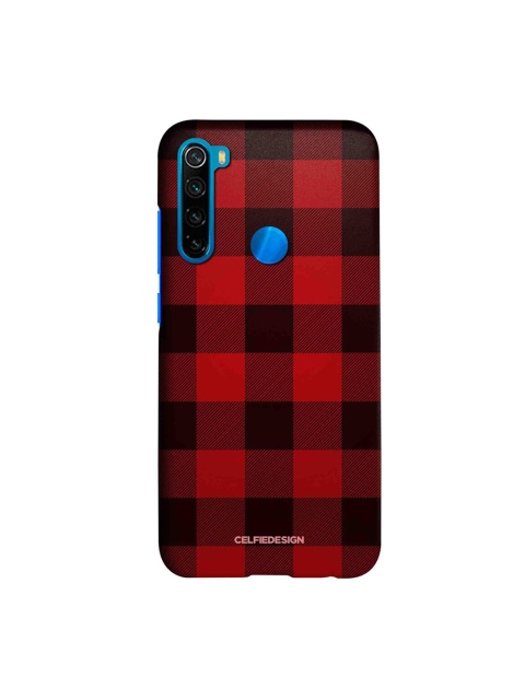 

CelfieDesign Red & Black Checkmate Xiaomi Redmi Note 8 Slim Back Case