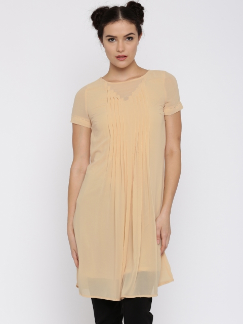 

Jealous 21 Women Peach-Coloured Solid Tunic