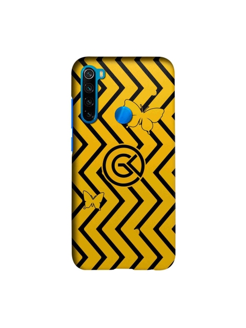 

CelfieDesign Yellow & Black Printed Plastic Xiaomi Redmi Note 8 Slim Back Case