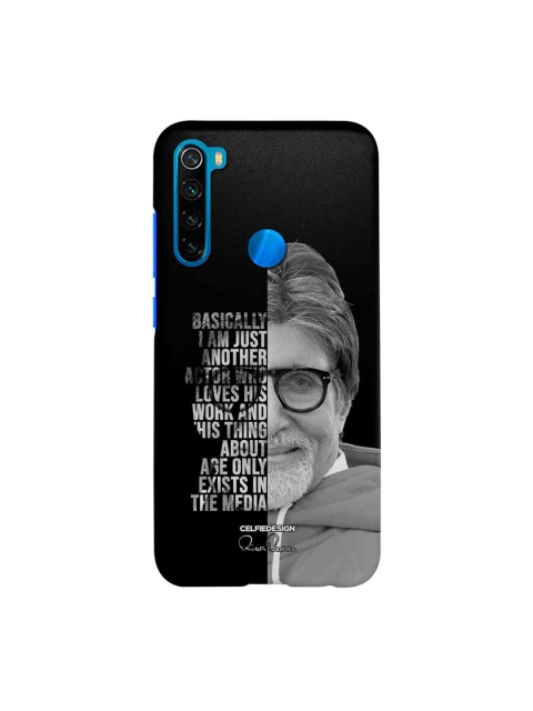

CelfieDesign Black & Grey AB Wise Words Plastic Xiaomi Redmi Note 8 Slim Back Case