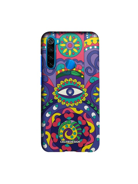 

CelfieDesign Blue & Green Humsa Xiaomi Redmi Note 8 Slim Back Case