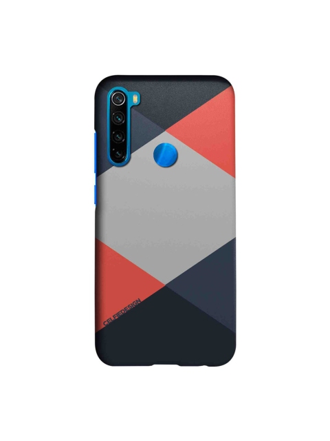 

CelfieDesign Multicoloured Criss Cross Xiaomi Redmi Note 8 Slim Back Case, Multi