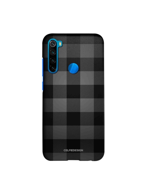 

CelfieDesign Grey & Black Checkmate Xiaomi Redmi Note 8 Slim Back Case