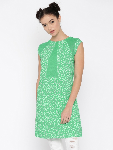 

Jealous 21 Women Green Printed Tunic
