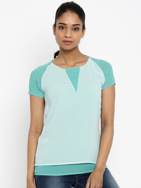 

Jealous 21 Women Blue Solid Regular Top