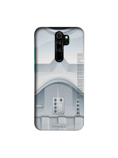 

CelfieDesign Grey & White Attire Trooper Xiaomi Redmi Note 8 Pro Slim Back Case